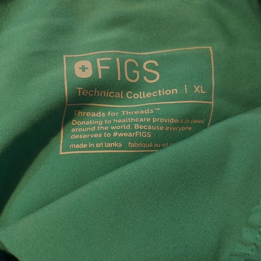 Figs Men's Surgical Green Technical Collection Jogger Scub Pants - XL